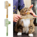 PawNestia Shedding Brush – One-Click Clean, Happy Pet